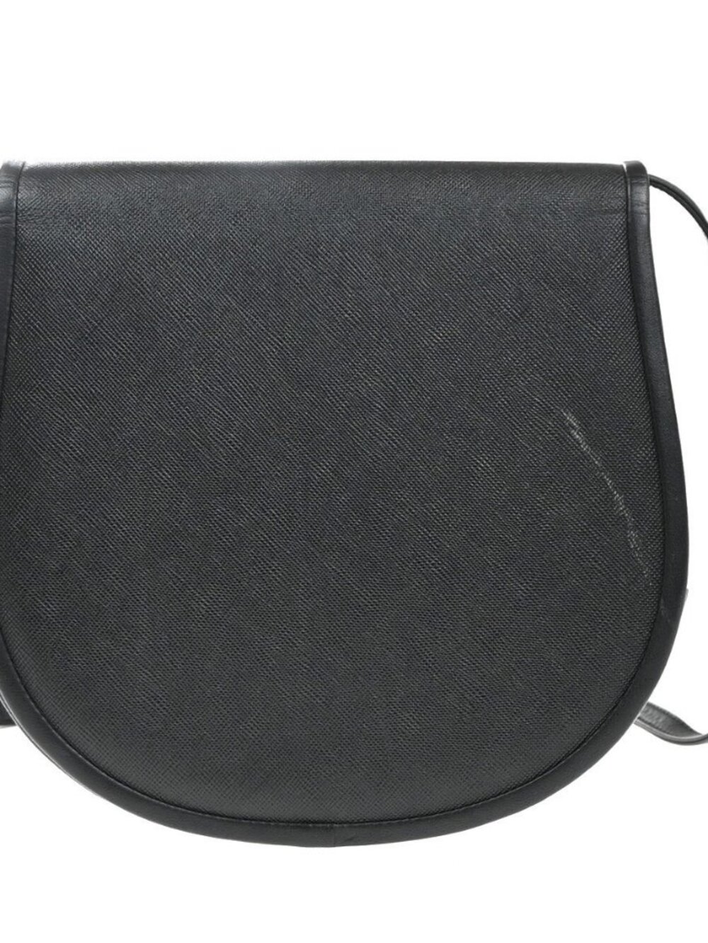 YVES SAINT LAURENT Logo Mini Crossbody Shoulder Bag Leather Black GHW 32YH926 - Picture 3 of 14